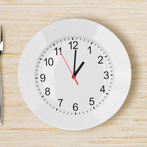 intermittent-fasting-clock-plate