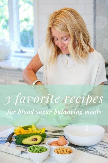 3 favorite recipes for blood sugar balancing meals